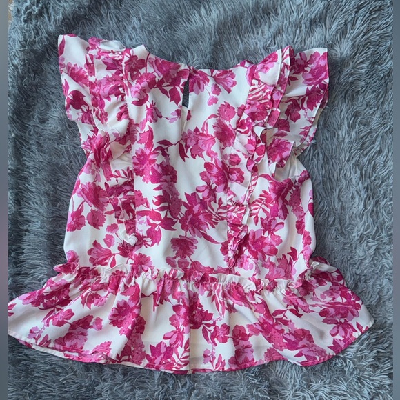 Sugar Lips Antoinette Floral Kindred Peplum Top - Picture 3 of 4